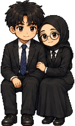 Ilustrasi pixel Oskhar, teman perjalanan